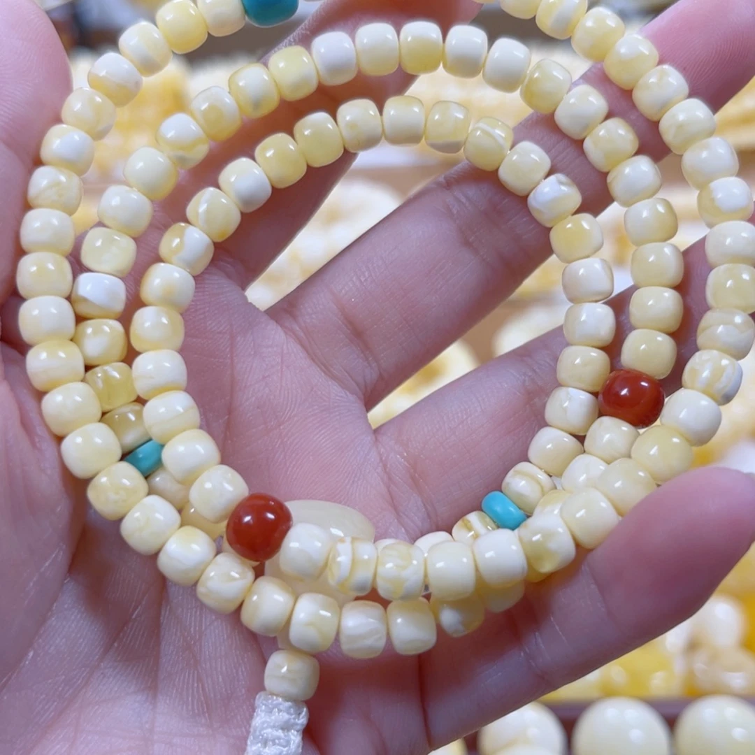 琥珀未镶嵌手链天然蜜蜡