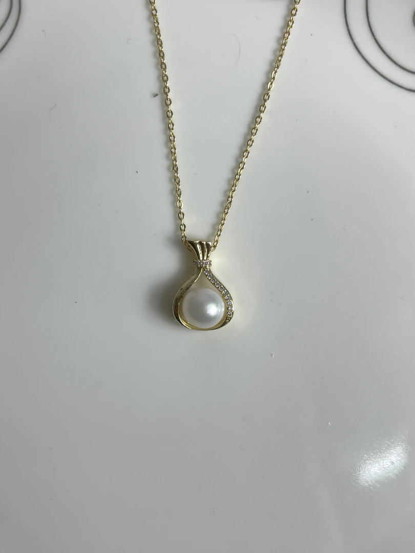 667天然珍珠吊坠项链