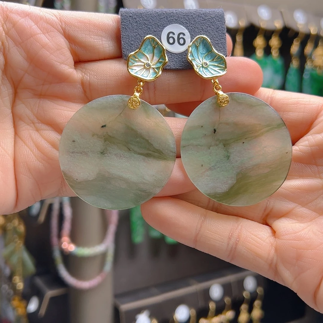 未镶嵌翡翠耳饰翡翠