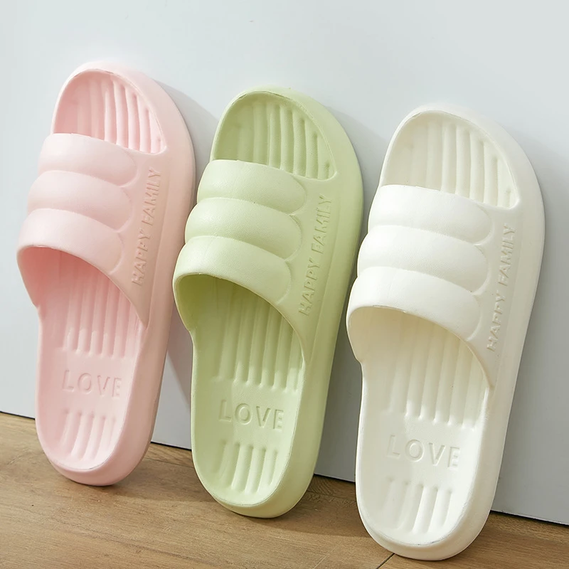 踩屎感拖鞋女夏季居家居凉拖鞋男士情侣厚底防滑浴室洗澡eva室内