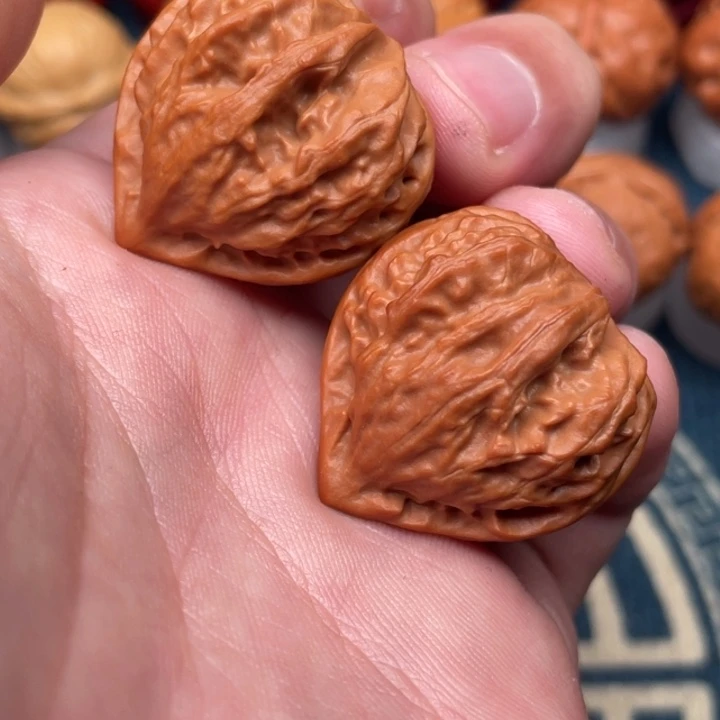 把件文玩核桃红桃A