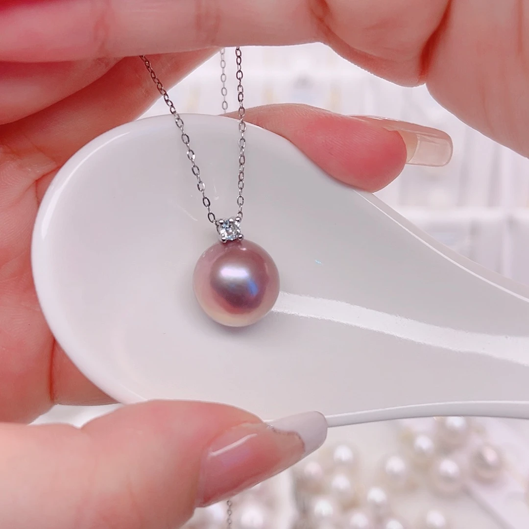 淡水珍珠未镶嵌吊坠(赠链)