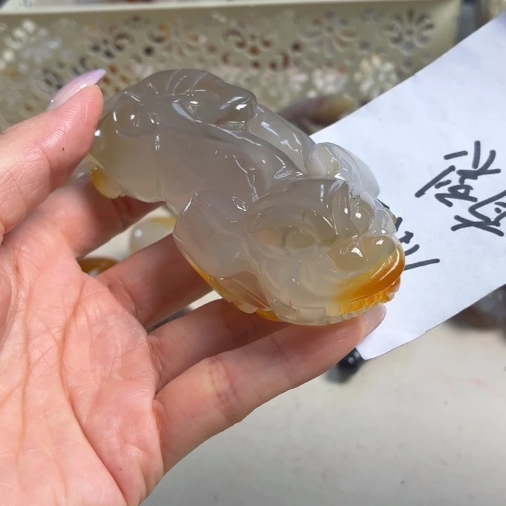 玛瑙/玉髓未镶嵌吊坠(不含链)