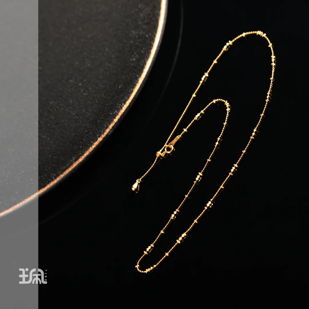 仙悦|18K金*项链*未镶嵌YYB25101119多样性发其一