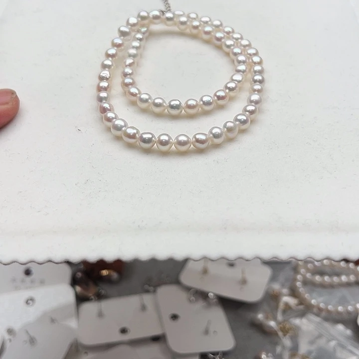 颈饰钛钢淡水珍珠