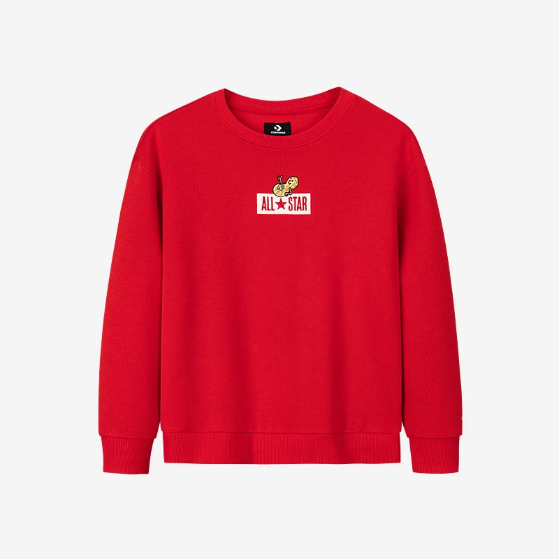 Converse匡威商场同款儿童男女童装舒适圆领卫衣CNVB-FW-H314