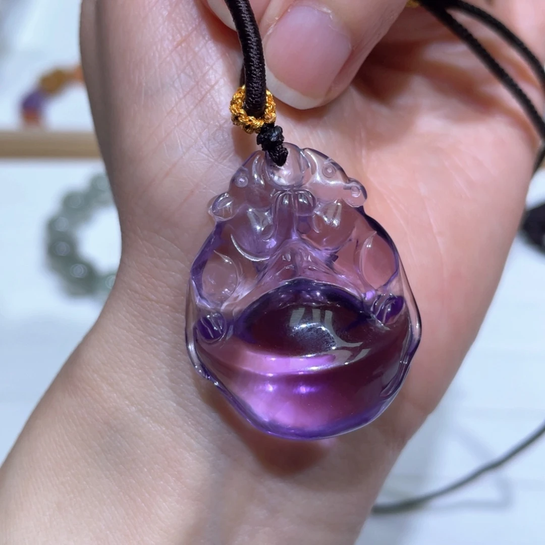 水晶颈饰未镶嵌挂件