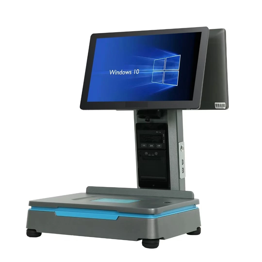 高性能系统自动识别AI收银一体称生鲜果蔬超市零食干货