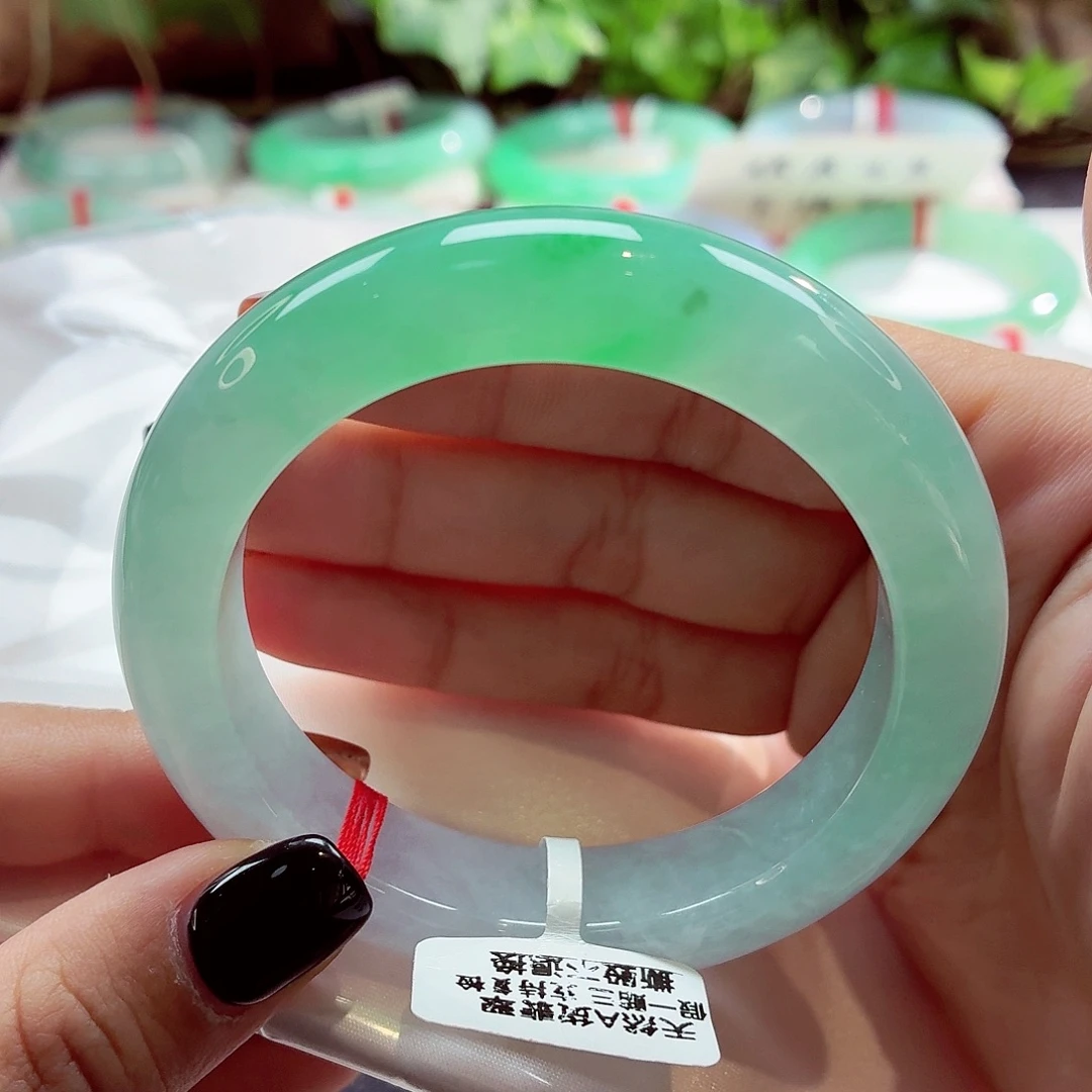 夏***～翡翠未镶嵌手镯分单68