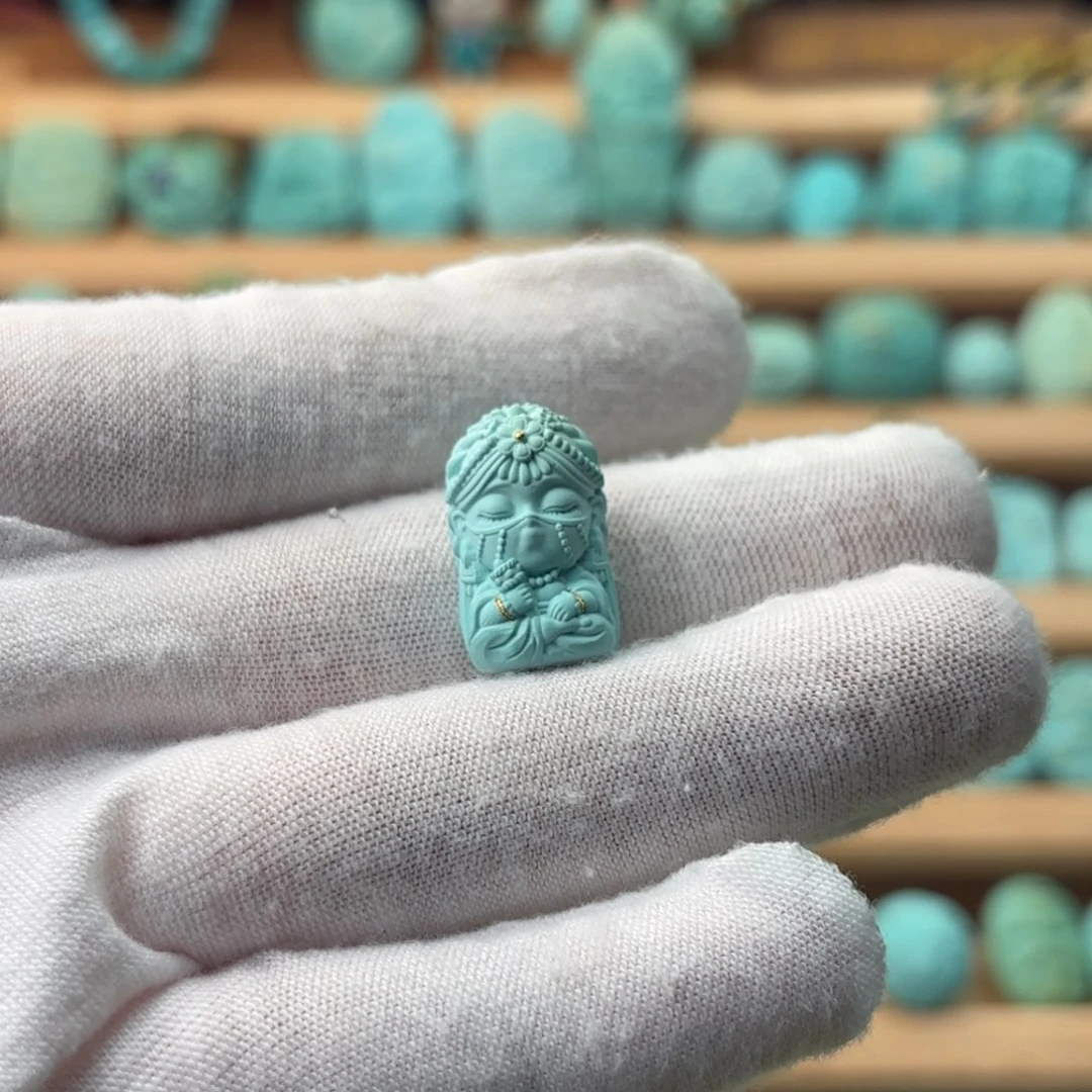 绿松石未镶嵌配饰