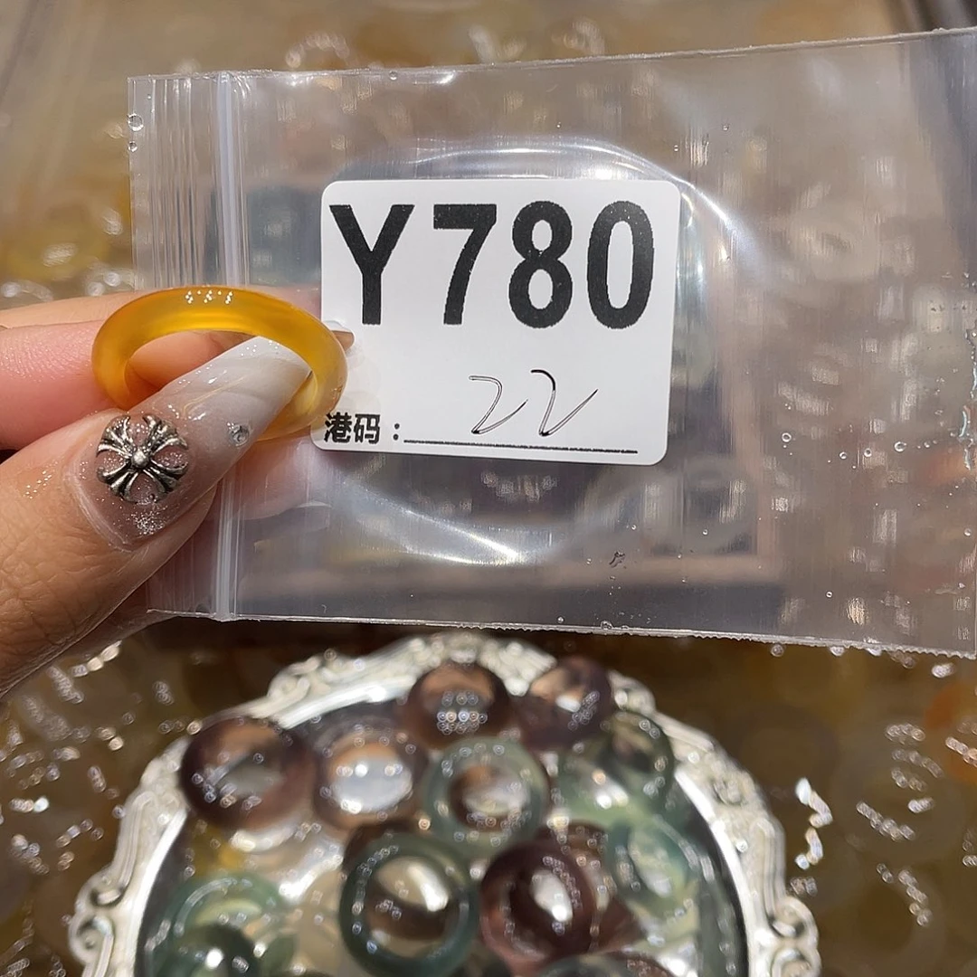 玛瑙/玉髓未镶嵌戒指780