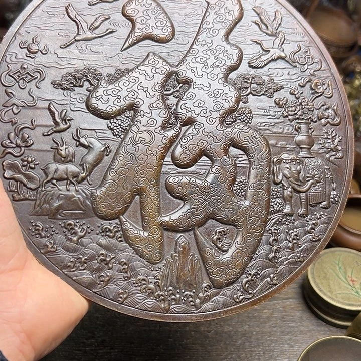 文玩铜器工艺把玩摆件