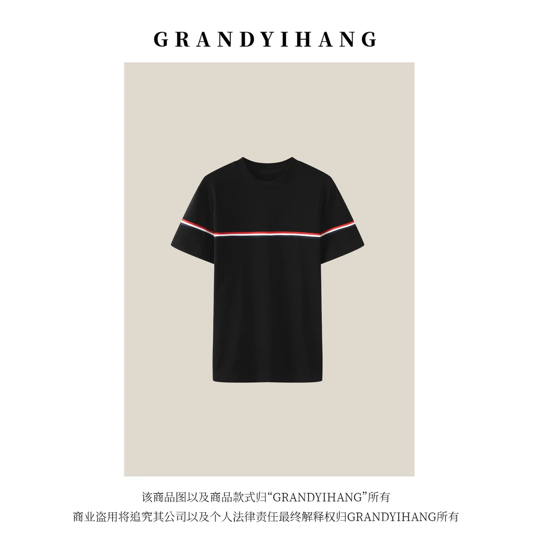 【陆姐推荐】春夏款简约织带百搭上衣66053