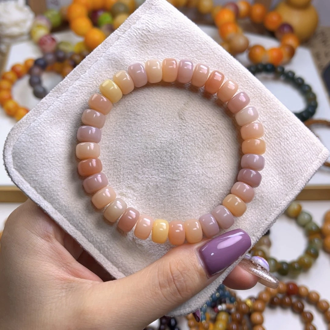 手串菩提根/象牙果梦幻彩虹药片10