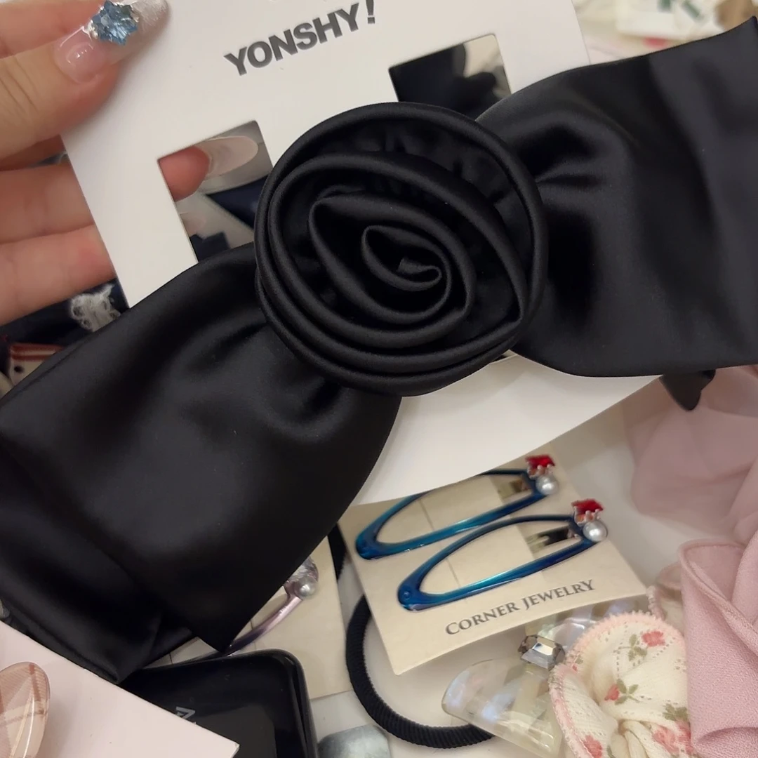 皮质铁合金发饰发夹