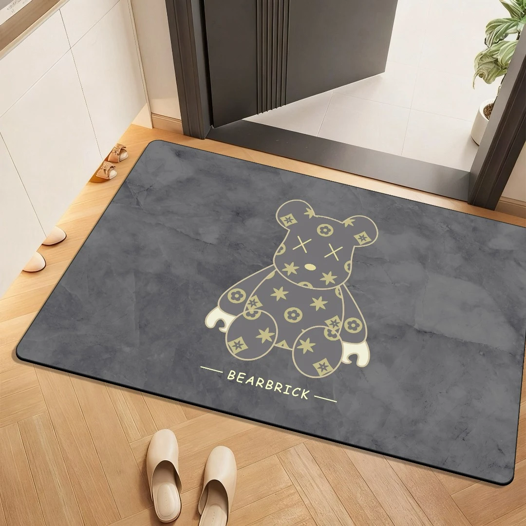 179【80*120】轻奢复古硅藻泥玄关置物垫家居用品