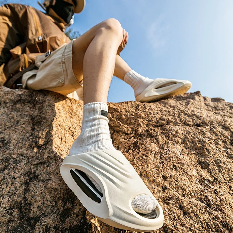 2025新款运动拖鞋户外夏季新配色外穿防滑厚底潮流男凉拖