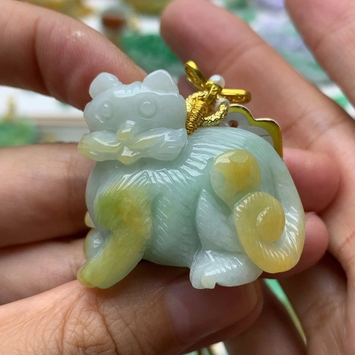 颈饰未镶嵌翡翠翡翠