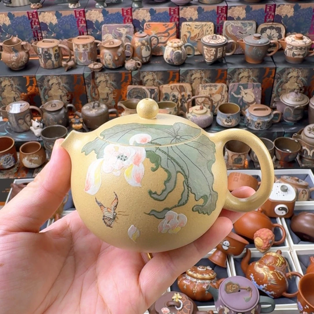 茶壶紫砂200cc原矿精工半手