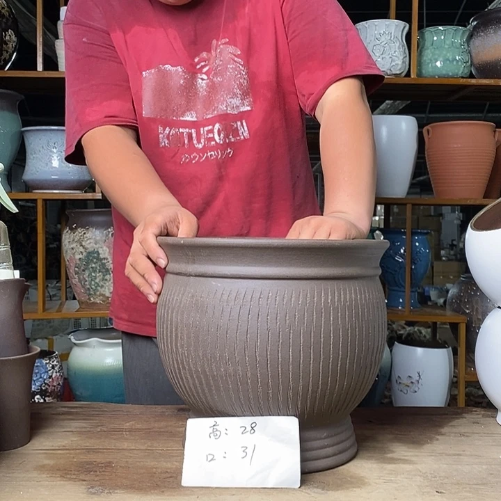 紫砂花盆紫砂花盆