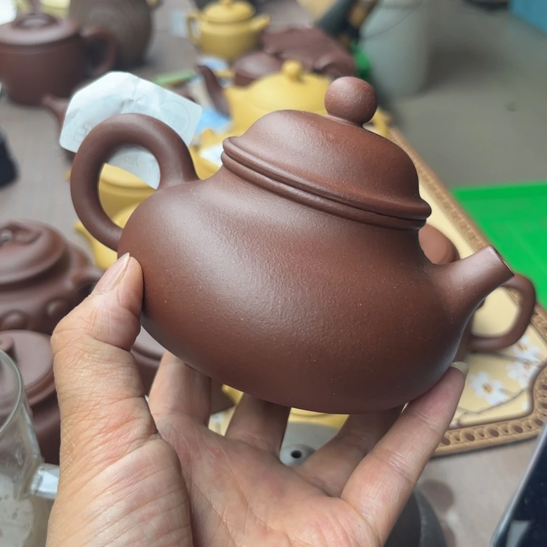 茶壶紫砂紫泥大瑕疵270cc