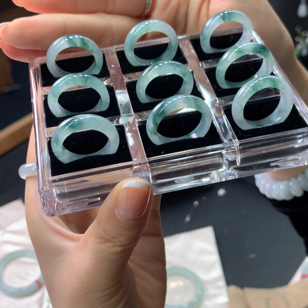 未镶嵌戒圈翡翠多样性发1