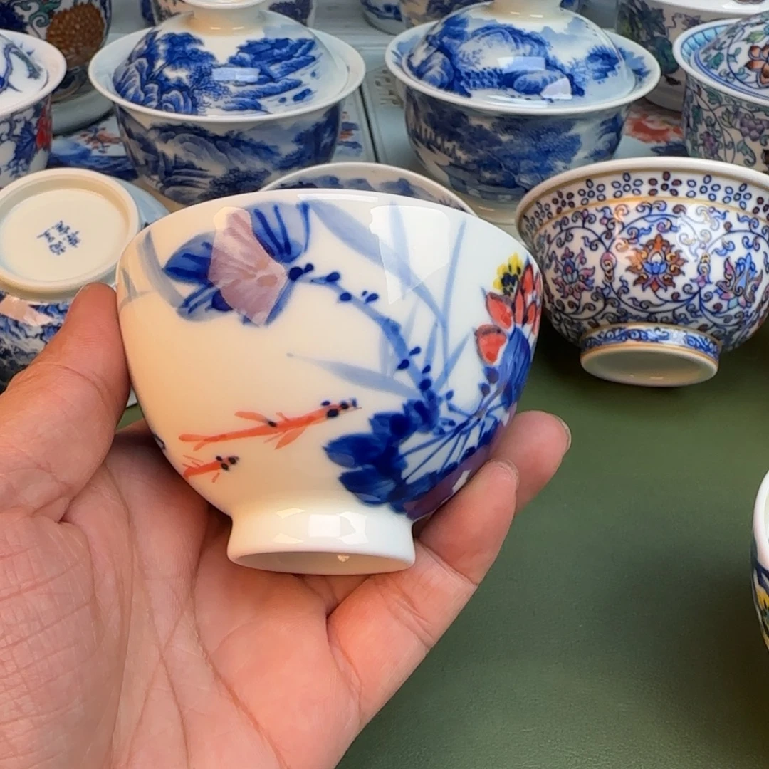 纯手工纯手绘茶具石头212