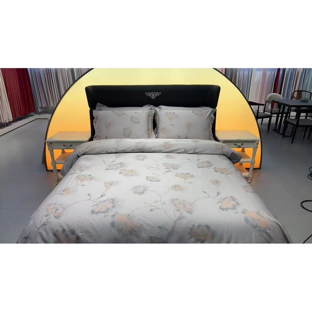 【专柜断码】超柔加密亲肤天丝棉色织提花四件套-芙瑞雅