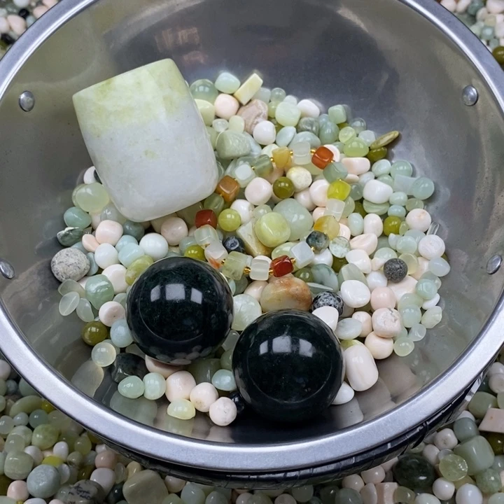 蛇纹石玉未镶嵌鱼缸石