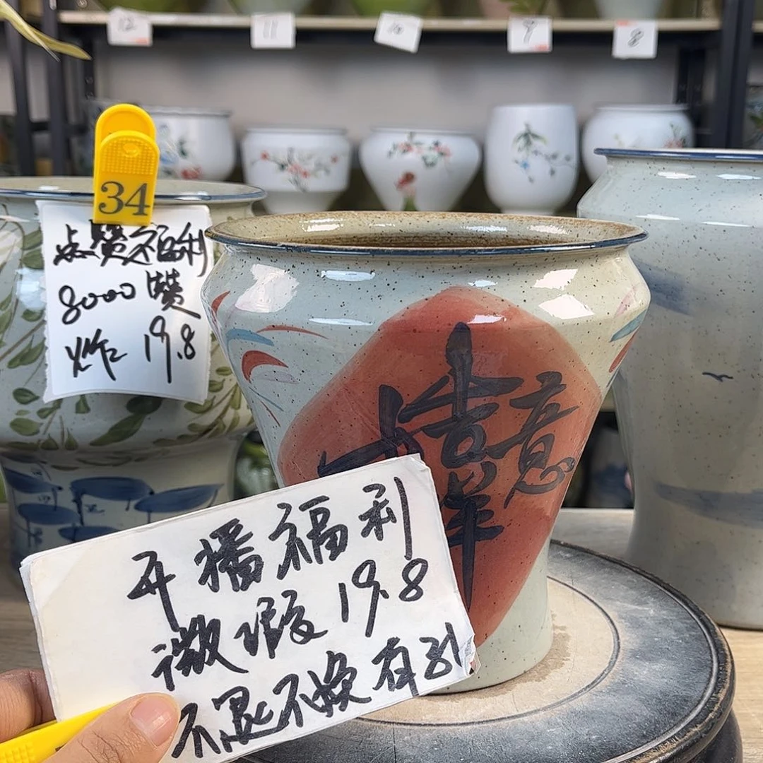 罐1xc景德镇陶瓷花盆