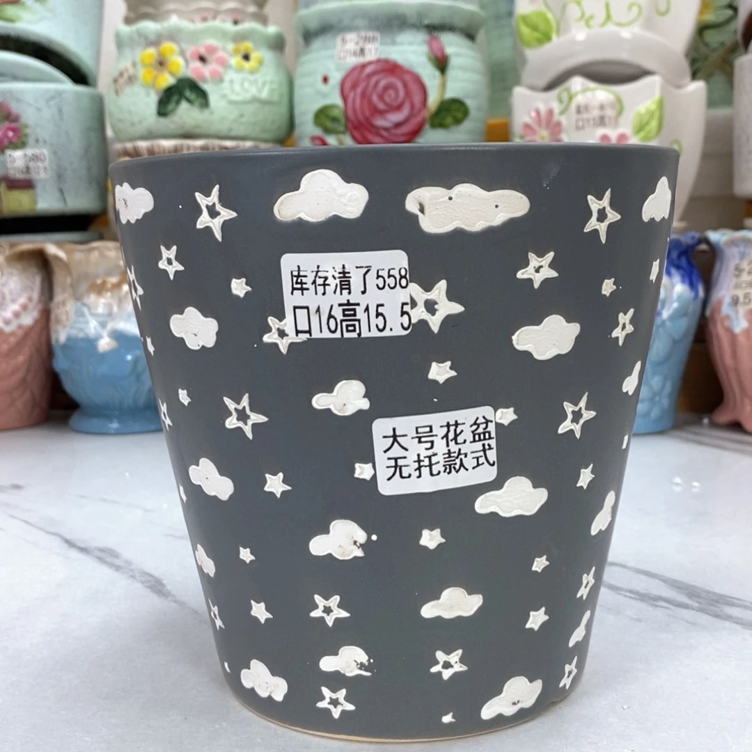 @夏西陶瓷花盆@@5558