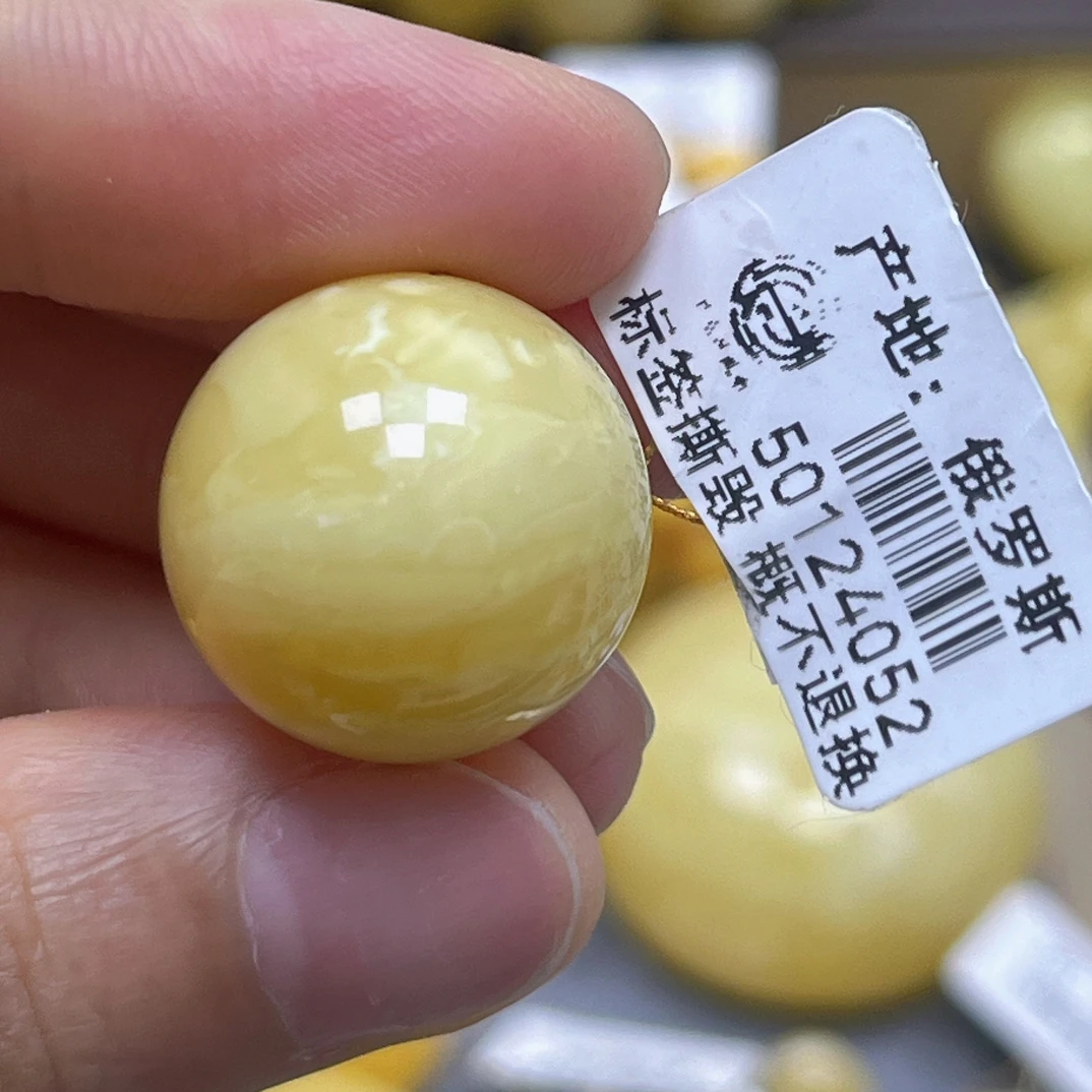 蜜之缘19.5mm.瑕 .蜜之缘珠宝 天然琥珀蜜蜡