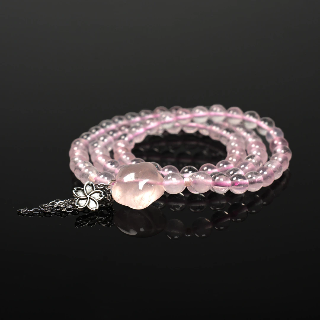 Z839 莫桑比克6m粉水晶多圈 多样性发其一