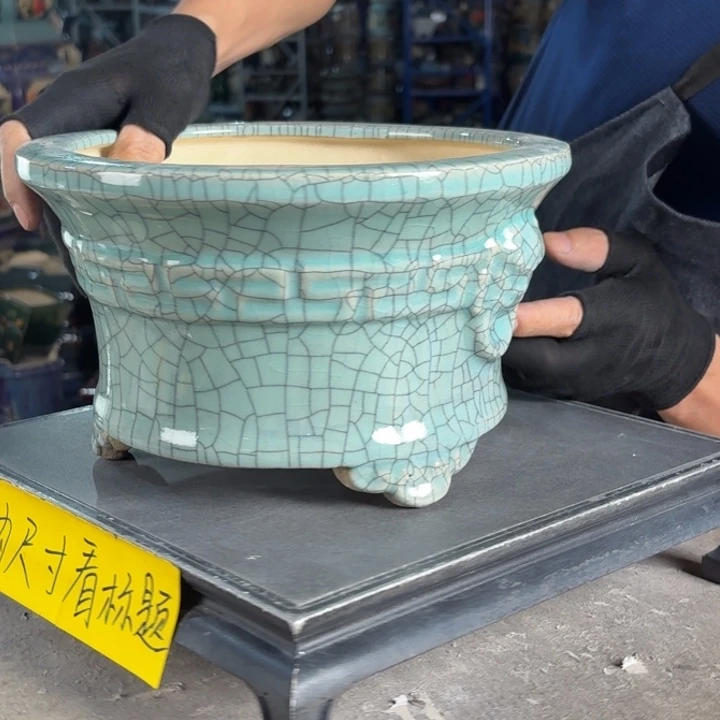 一风堂石湾花盆 内20*12黑点