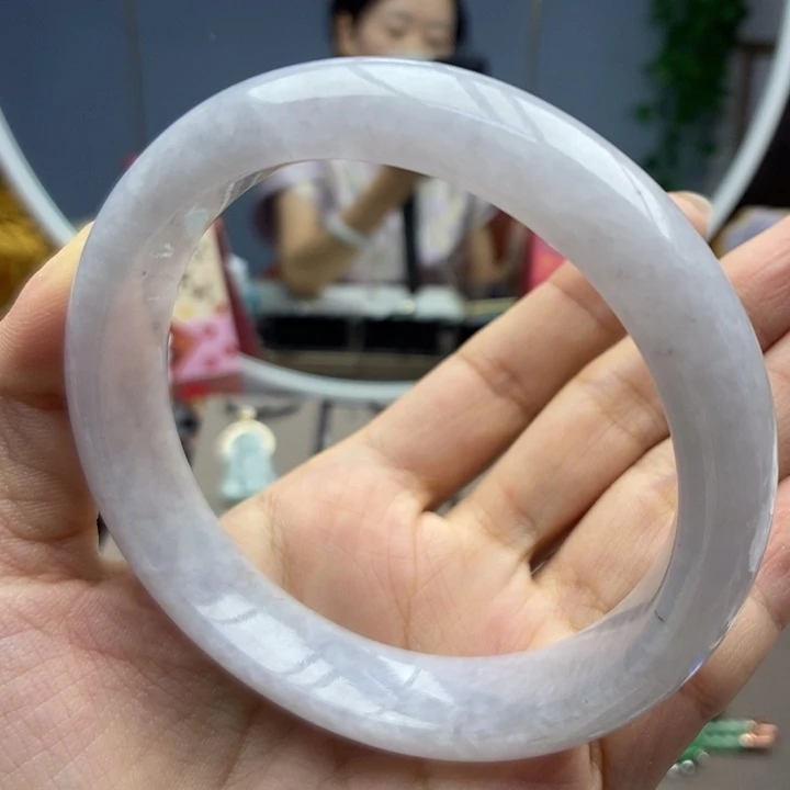 翡翠手镯未镶嵌手镯59.5