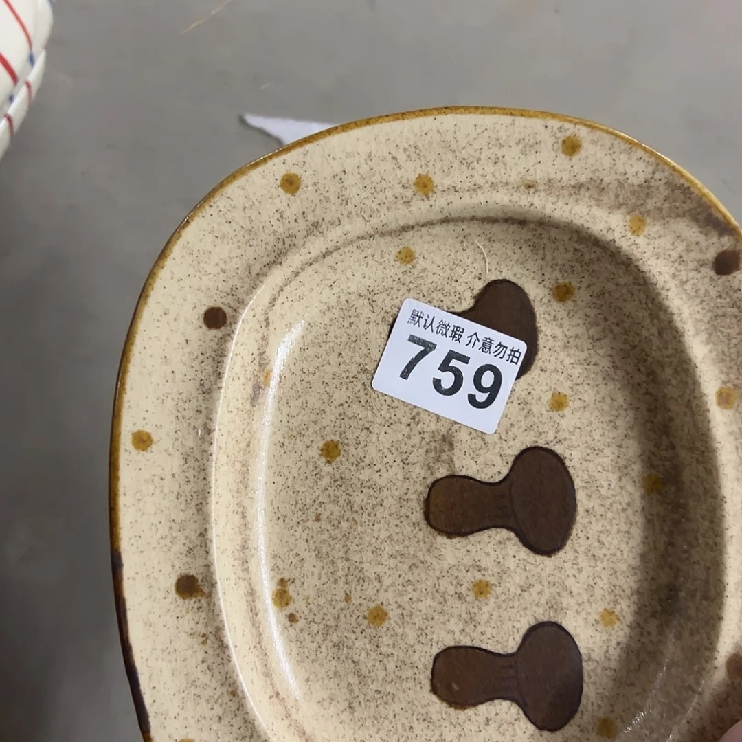 陶微瑕蘑菇方盘一个759