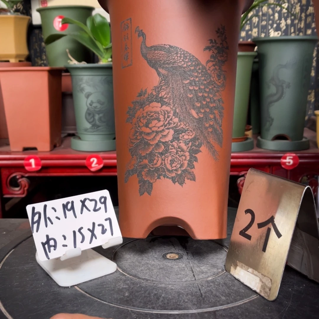 紫砂花盆紫砂花盆