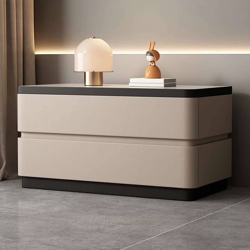 直播间实木主卧室床头柜轻奢现货现发厂家直销包邮免安装卧室家用