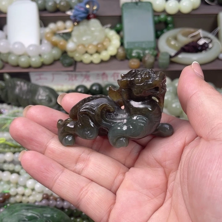 和田玉未镶嵌吊坠(不含链)