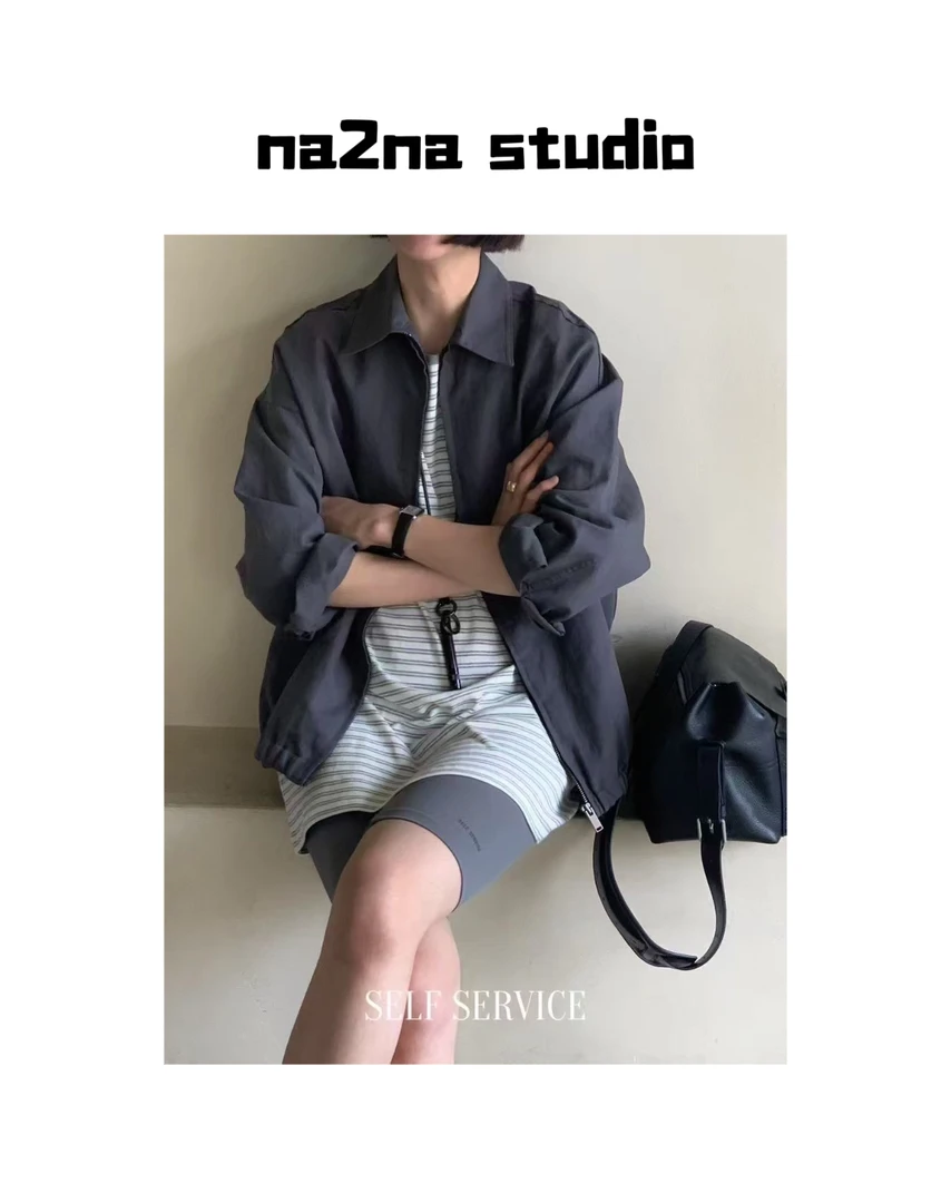 na2na 东大门 飞行员夹克外套（No退换）