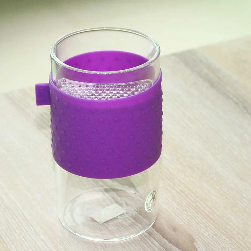 明尚德简爱JA450接片防漏绿茶杯单支装水杯可爱创意便携隔热密封