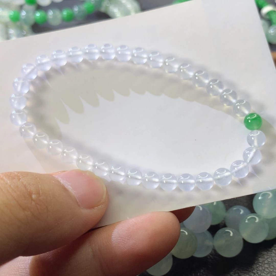 未镶嵌手链翡翠闲*?翡翠