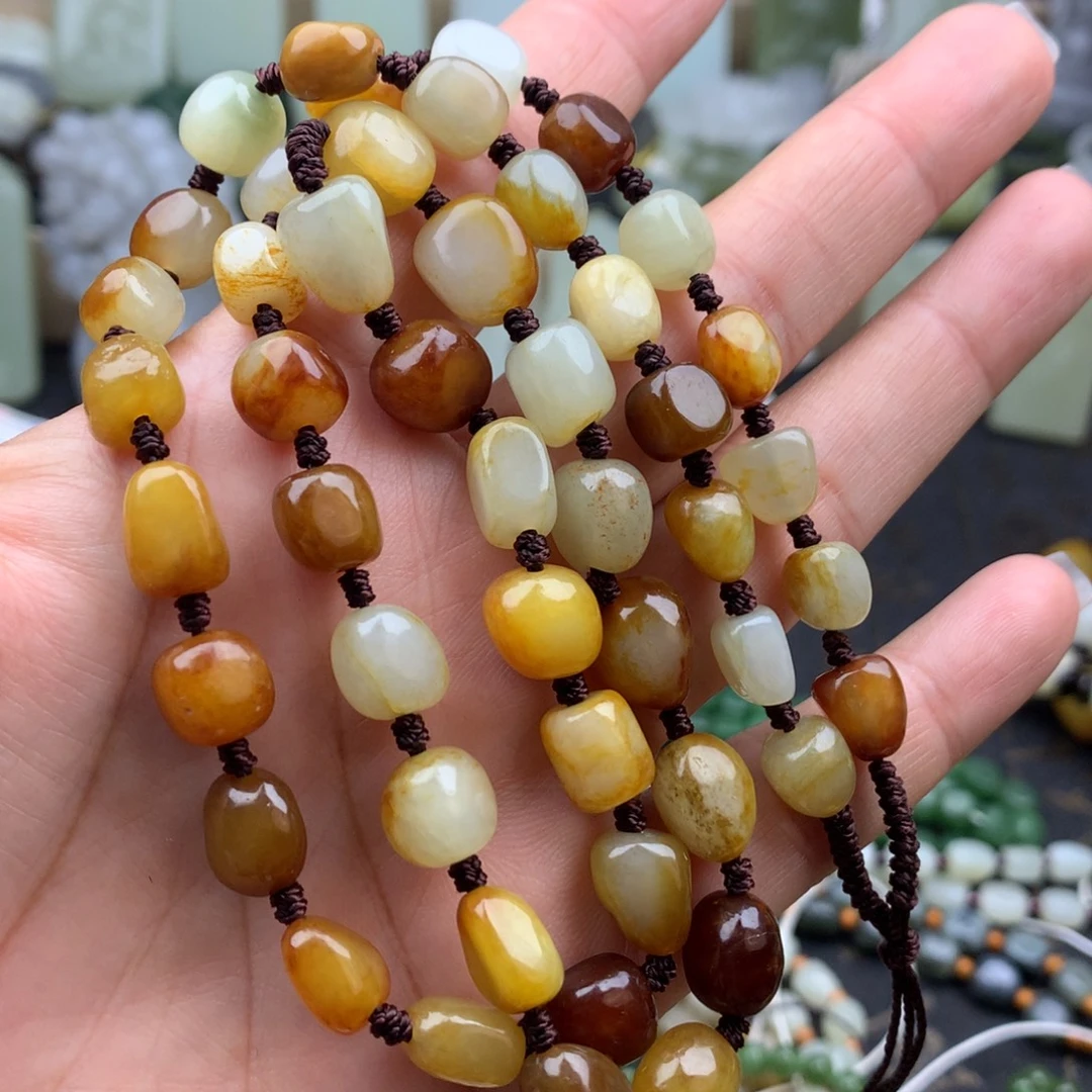 和田玉未镶嵌项链