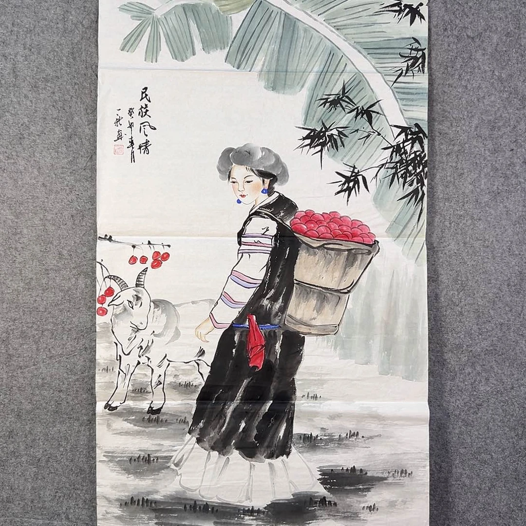 国画900 花鸟在此鸣叫时的鸣叫和