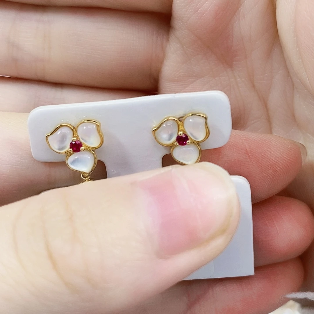 18K金镶嵌淡水珍珠单独配件拍8个库存用****6