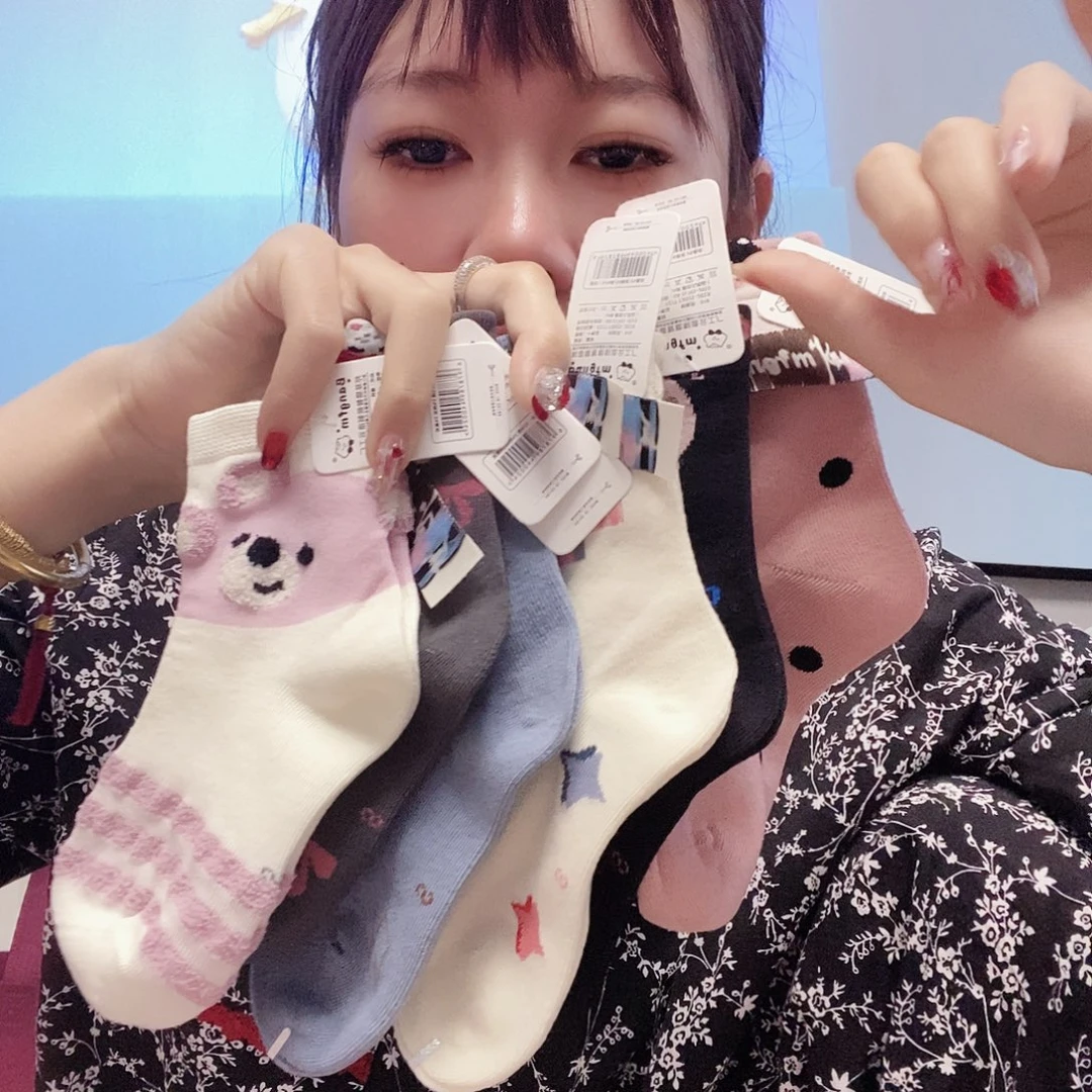 三醋酯纤维女宝宝袜子