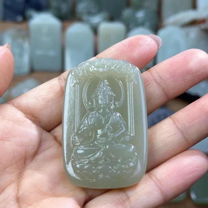 和田玉挂件未镶嵌