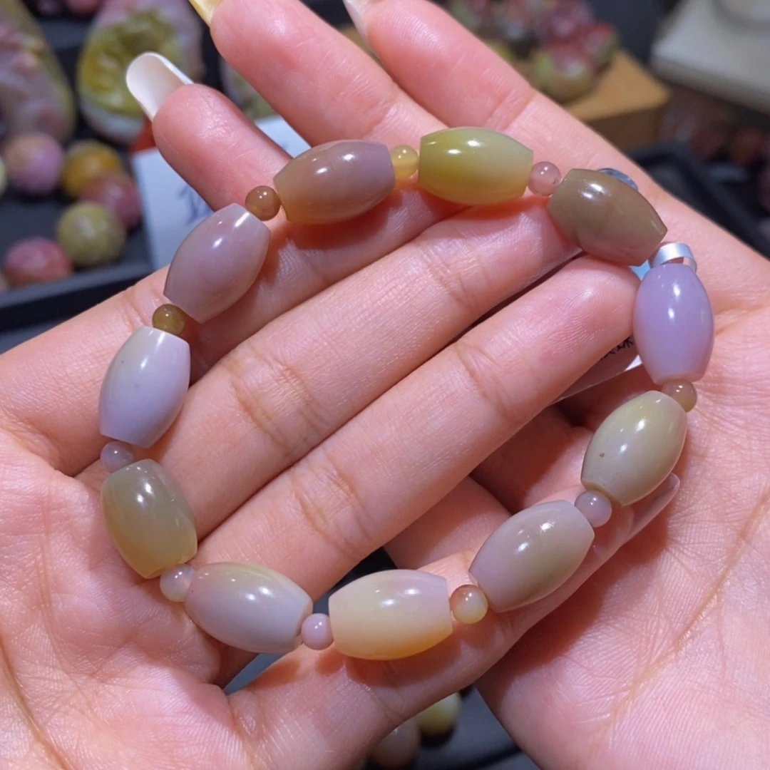 【闪购商品】玛瑙/玉髓手串未镶嵌如****࿐盐源玛瑙