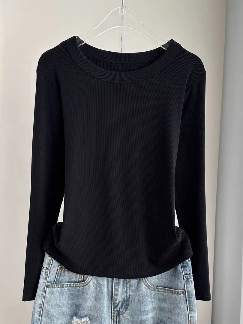 2203圆领罗纹德绒打底杉