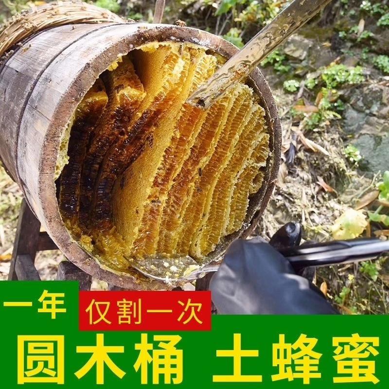 下单多送一斤（到手5斤）农家土蜂蜜 纯正天然蜂农自产
